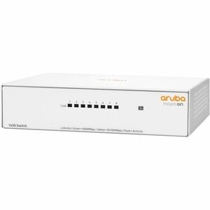 HPE Instant On 1430 8 Ports Ethernet Switch - Gigabit Ethernet - 10/100/1000Base-T - 2 Layer Supported - 12 W Power Consum