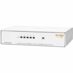 HPE Instant On 1430 5.0 Ports Ethernet Switch - Gigabit Ethernet - 100Base-TX, 10/100/1000Base-T - 2 Layer Supported - Twi