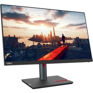 Lenovo ThinkVision P24h-30 24" Class WQHD LCD Monitor - 16:9 - 23.8" Viewable - In-plane Switching (IPS) Technology - WLED