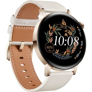 Huawei WATCH GT 3 Smartwatch - 42,30 mm Case Height - 10,20 mm Case Thickness - 42,30 mm Case Width - Schwarz, Stahl Case 
