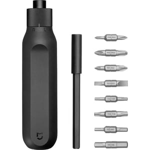 MI Screwdriver - Steel, Aluminium - Magnetic Bit Holder, Durable, Easy to Use, Cutaway Handle Design