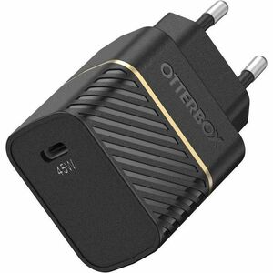 OtterBox 45 W AC Adapter - Universal Adapter - For Programmable Power Supply (PPS), Smartphone, Tablet PC, iPad Pro - Black