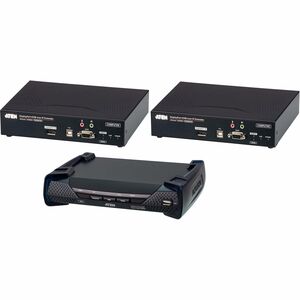 ATEN ALTUSEN KE9950ATC KVM Console/Extender - Wired - 1 Computer(s) - 2 Local User(s) - 4K - 3840 x 2160 Maximum Video Res