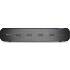 Belkin Secure F1DN204KVM-UNN4 KVM-Switchbox - TAA-konform - 4 Computer - 1 Lokaler Benutzer(n) - 3840 x 2160 - 4 x PS/2-Po