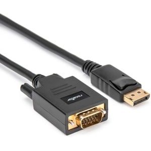 Rocstor DisplayPort/VGA Video Cable - 15 ft DisplayPort/VGA Video Cable for Video Device, TV, Projector, Notebook, Desktop