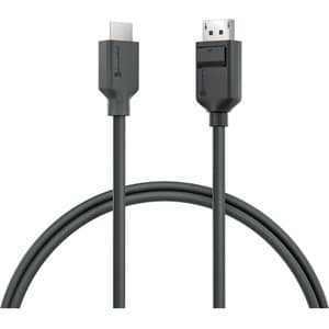 Alogic Elements 1 m DisplayPort/HDMI A/V Cable - 1 / Pack - Cable for Notebook, Audio/Video Device, Projector - First End:
