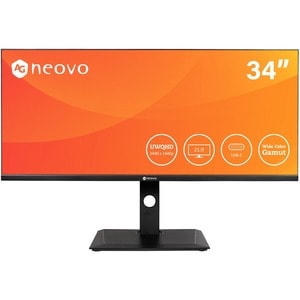 AG Neovo Ultrawide DW3401 34" Class UW-QHD LCD Monitor - 21:9 - Black - 86.4 cm (34") Viewable - In-plane Switching (IPS) 