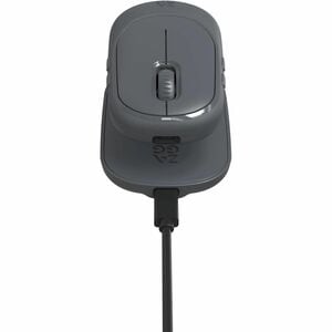 ZAGG Pro Mouse - Bluetooth, Universal - Grey - Bluetooth Mouse that can pair to multiple devices at once, Charge by either