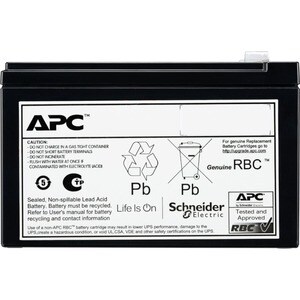 APC by Schneider Electric Battery Cabinet - 9000 mAh - 48 V DC - Sealed Lead Acid (VRLA) - Valve-regulated