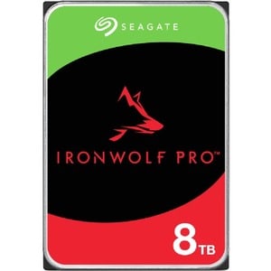 Seagate IronWolf Pro ST8000NT001 8 TB Hard Drive - 3.5" Internal - SATA (SATA/600) - Conventional Magnetic Recording (CMR)