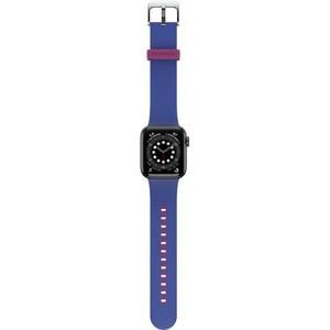 OtterBox Adjustable Watch Strap - Buckle Attachment - Blue - Silicon, Stainless Steel