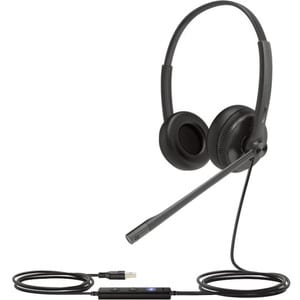 Yealink UH34 Kabel Kopfbügel Stereo Headset - Schwarz - Binaural - 20 Hz bis 20 kHz Frequenzgang - Unidirektional, Elektre