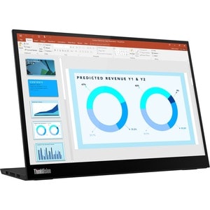 Lenovo ThinkVision M14d 14 Zoll Class LCD-Monitor - 16:10 Format - Schwarz - 35,6 cm (14 Zoll) Viewable - IPS-Technologie 