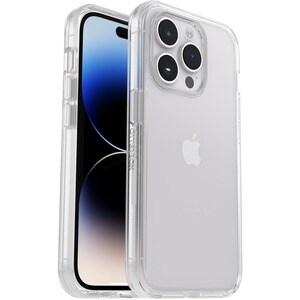 OtterBox Symmetry Estojo para Apple iPhone 14 Pro Smartphone - Claro - Resistente a quedas, Resistente a bactérias - Borra