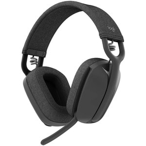 Logitech Zone Vibe 100 Wireless Over-the-head, On-ear Headset - Graphite - Binaural - Circumaural - 3000 cm - Bluetooth - 