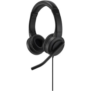 Kensington H1000 Wired On-ear, Over-the-head Stereo Headset - Black - Binaural - Ear-cup - 32 Ohm - 20 Hz to 20 kHz - 182.