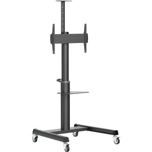 Eaton Tripp Lite Series Safe-IT Heavy-Duty Rolling Cart for 37" to 70" Displays, UL Certified, Antimicrobial Protection - 
