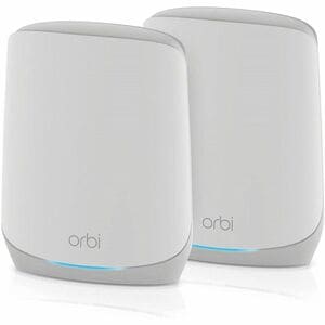 Netgear Orbi RBK762S Wi-Fi 6 IEEE 802.11 a/b/g/n/ac/ax Ethernet Wireless Router - Tri Band - 2.40 GHz ISM Band - 5 GHz UNI
