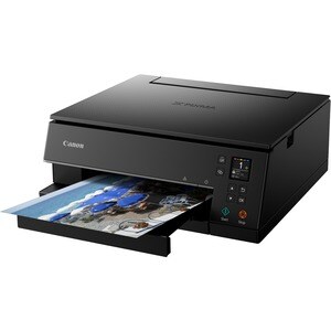 Canon PIXMA TS6350a Sem fios Impressora multi-funcional de jato de tinta - Cor - Preto - Copiadora/Impressora/Scanner - 48