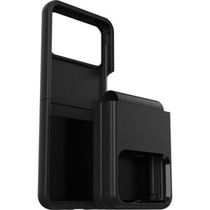 OtterBox Galaxy Z Flip4 Symmetry Series Flex Antimicrobial Case - For Samsung Galaxy Z Flip4 Smartphone - Black - Drop Res
