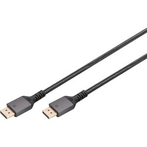 Digitus 8K DisplayPort Anschlusskabel 1.4 Version. Kabellänge: 2 m, Anschluss 1: DisplayPort, Anschluss 2: DisplayPort. Ka
