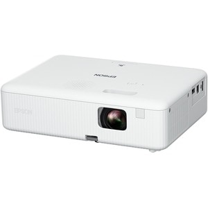 Epson CO-W01 3LCD Projector - 16:10 - Ceiling Mountable, Desktop - White - 1280 x 800 - Front, Ceiling - 6000 Hour Normal 