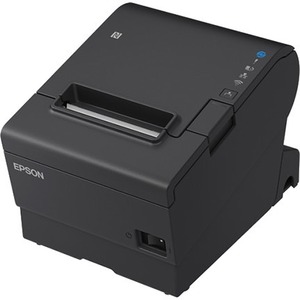 Epson TM-T88VII -612 Desktop Direct Thermal Printer - Monochrome - Receipt Print - Ethernet - With Cutter - Black - 500 mm