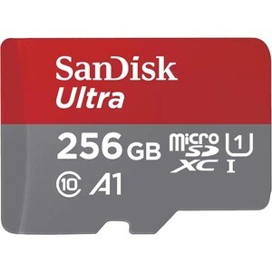 SanDisk Ultra 256 GB Class 10/UHS-I microSDXC - 150 MB/s Lesegeschwindigkeit