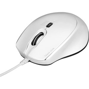 Port Mouse - USB Type A - Optical - 3 Button(s) - White - 1 - Cable - 3600 dpi - Scroll Wheel - Symmetrical