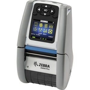 Zebra ZQ610 Plus-HC Desktop, Industrial, Mobile Direct Thermal Printer - Monochrome - Label/Receipt Print - Bluetooth - Wi