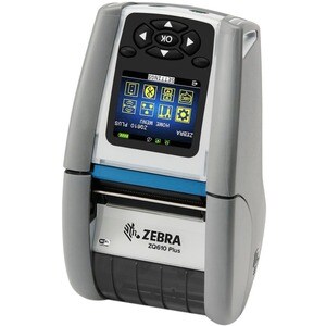 Zebra ZQ610 Plus-HC Desktop, Industrial, Mobile Direct Thermal Printer - Monochrome - Label/Receipt Print - Wireless LAN -