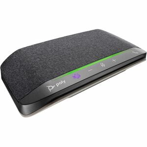 Poly Sync 10 Filaire Haut-parleur Main Libre - Microsoft Teams - Argenté - 2Microphone(s) - 40 mm Enceinte(s)
