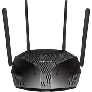 Mercusys MR80X Wi-Fi 6 IEEE 802.11 a/b/g/n/ac/ax Ethernet Wireless Router - Dual Band - 2.40 GHz ISM Band - 5 GHz UNII Ban