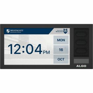 Algo 8410 IP Display Speaker - Wall Mountable, Ceiling Mountable for School, Waiting Area, Room, Hospital, Office, Transpo