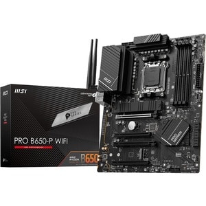 MSI B650-P WIFI Desktop Motherboard - AMD B650 Chipset - Socket AM5 - ATX - Ryzen 5, Ryzen 7, Ryzen 9 Processor Supported 