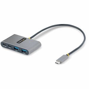 StarTech.com USB Hub - USB 3.2 (Gen 1) Type C - Portable - Space Gray - UASP Support - 4 Total USB Port(s) - PC, iPadOS