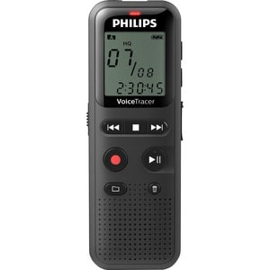 Philips Voice Tracer DVT1160 Voice Recorder 8GB - [Built-in ]Microphone, Speaker - 8 GB Flash Memory - WAV, PCM - High Qua