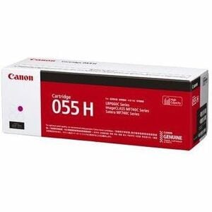Canon 055H Original High Yield Laser Toner Cartridge - Magenta Pack - 5900 Pages