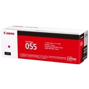 Canon 055 Original Standard Yield Laser Toner Cartridge - Magenta Pack - 2100