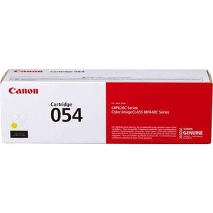 Canon 054H Original High Yield Laser Toner Cartridge - Yellow Pack - 2300 Pages