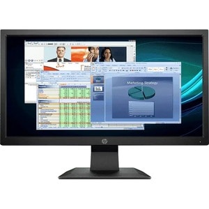 HP P204v 50.80 cm (20") Class HD+ LCD Monitor - 16:9 - Black - 49.53 cm (19.50") Viewable - Twisted nematic (TN) - LED Bac