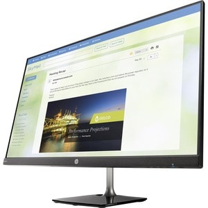 HP N270h 27" (68.6 cm) Class Full HD LCD Monitor - 16:9 - Black, Silver - 27" (68.6 cm) Viewable - In-plane Switching (IPS