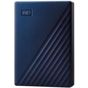 WD My Passport for Mac 4 TB Portable Hard Drive - External - Midnight Blue - USB 3.2 - 256-bit Encryption Standard