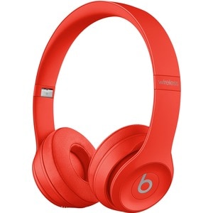 Beats by Dr. Dre Solo3 Wireless Over-the-head Stereo Headset - Citrus, Red - Binaural - Circumaural - Bluetooth