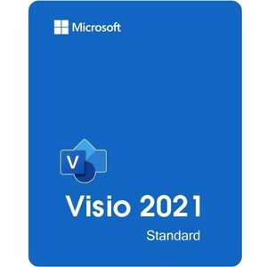 Microsoft Visio 2021 Standard - License - 1 PC - National - Available via Electronic - PC