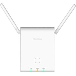 Yealink W90B IP DECT Phone Base Station - Pearl White - 300 m Range - 250 x Handset Supported - 250 Simultaneous Calls