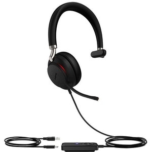 Yealink UH38 Wired/Wireless Over-the-head, On-ear Headset - Black - Monaural - Supra-aural - 1000 cm - Bluetooth - 32 Ohm 