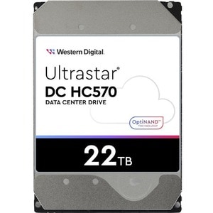 WD Ultrastar DC HC570 0F48052 22 TB Hard Drive - 3.5" Internal - SAS (12Gb/s SAS) - 7200rpm - 512e/4Kn Format - 20