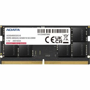 Adata 32GB DDR5 SDRAM Memory Module - For Notebook - 32 GB (1 x 32GB) - DDR5-4800/PC5-38400 DDR5 SDRAM - 4800 MHz - CL40 -