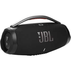 JBL Boombox 3 Portable Bluetooth Speaker System - 180 W RMS - Black - 40 Hz to 20 kHz - Battery Rechargeable - USB - 1